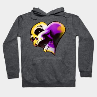 Non-Binary Heart-Skull Hoodie